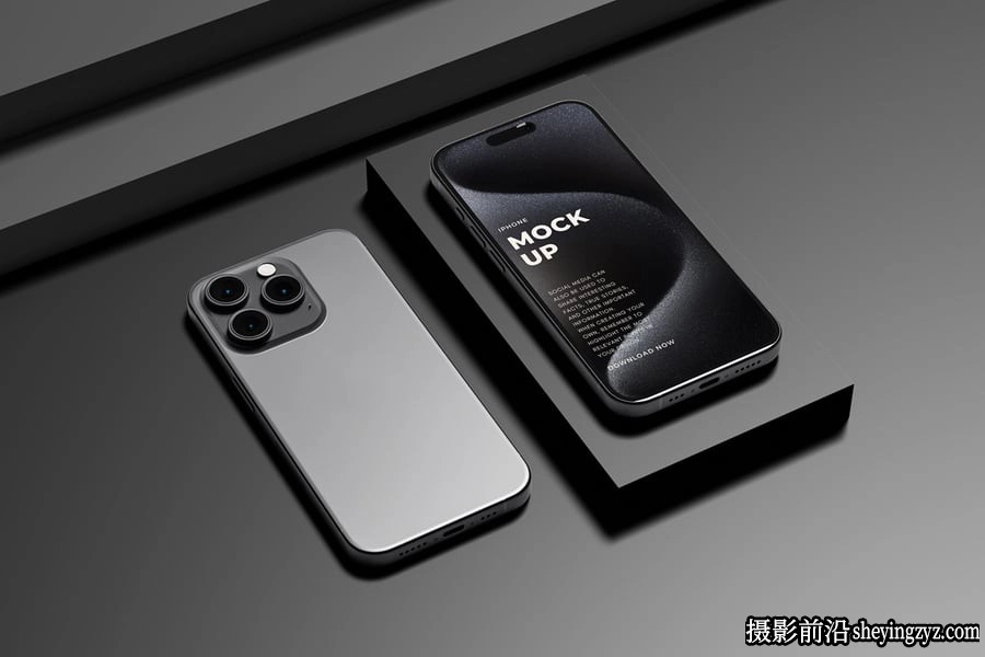 iPhone15ProMax手机样机,手机样机模型