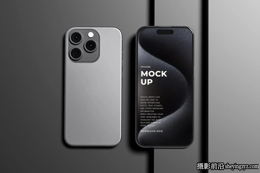 iPhone15ProMax手机样机,手机样机模型