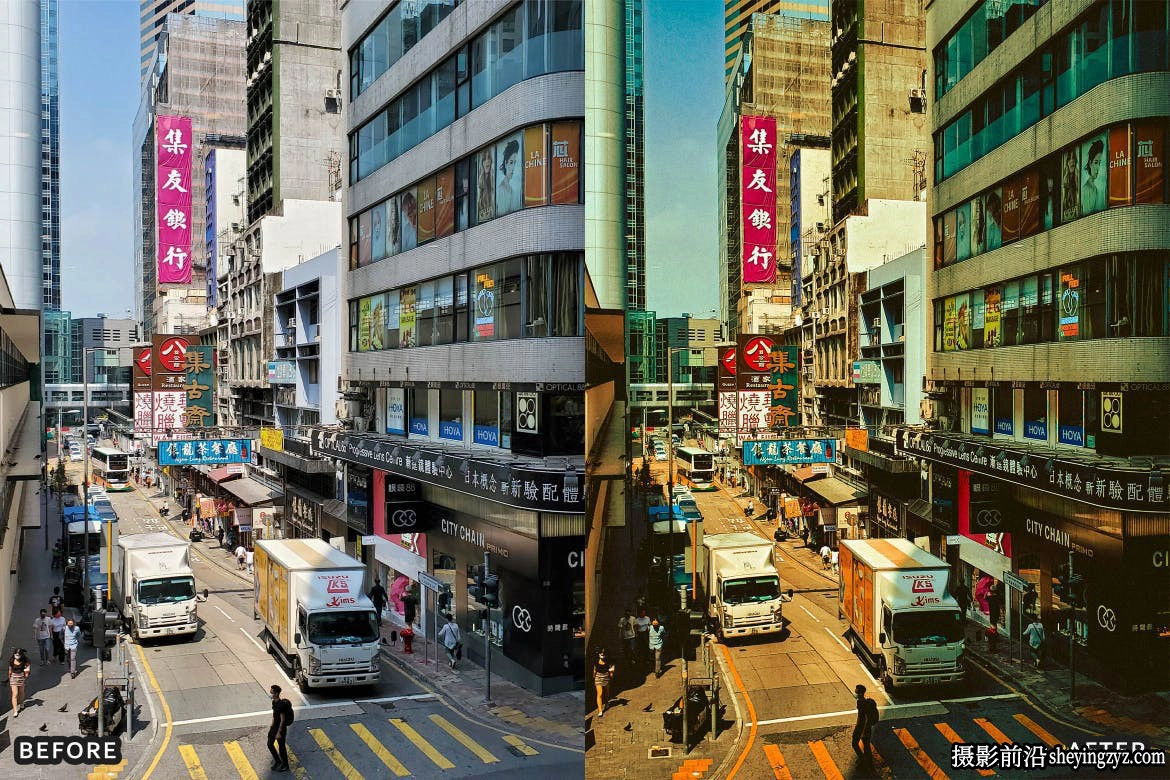 街头摄影黑暗电影调色lr预设 Street Cinematic Dark Moody Lightroom Presets