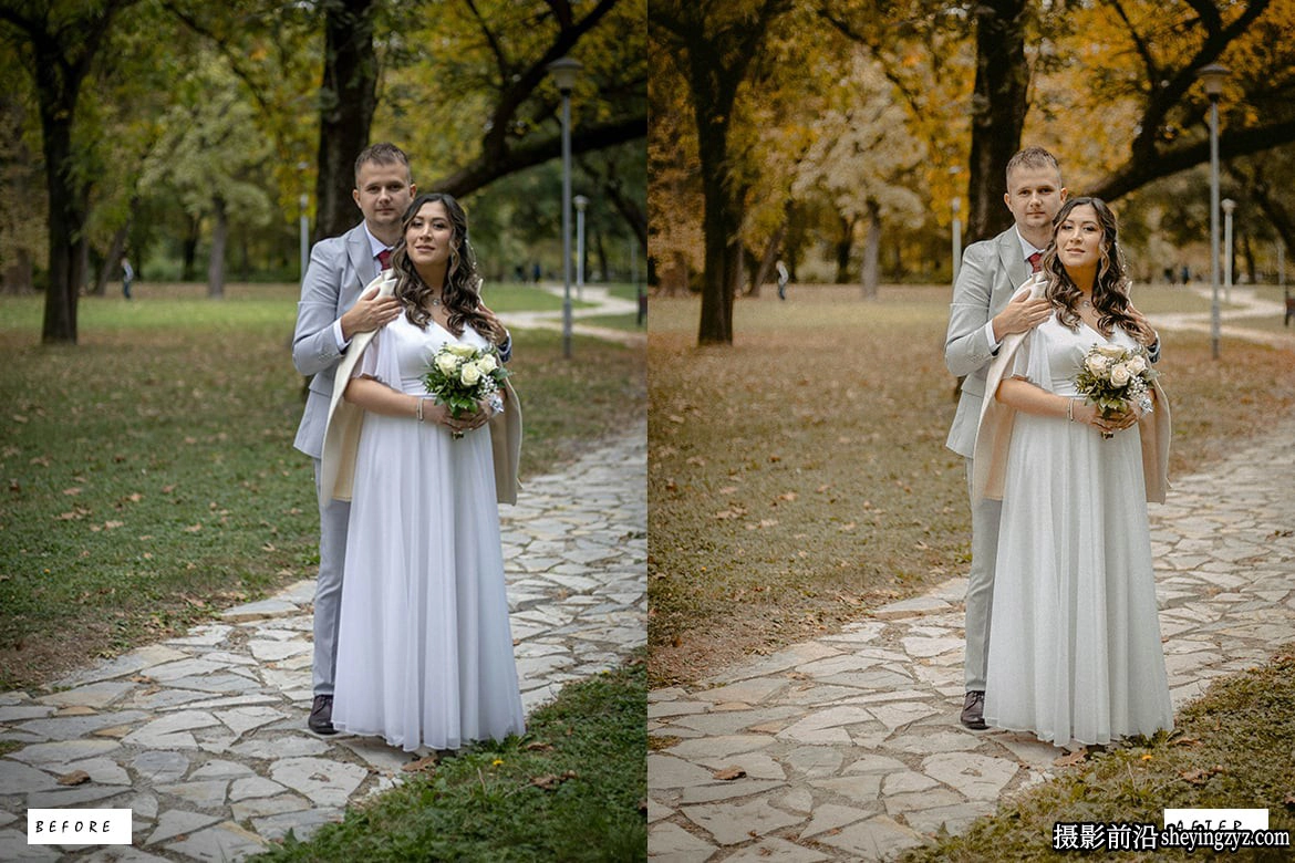 复古婚礼人像后期调色LR预设及ACR预设 Wedding Lightroom Presets