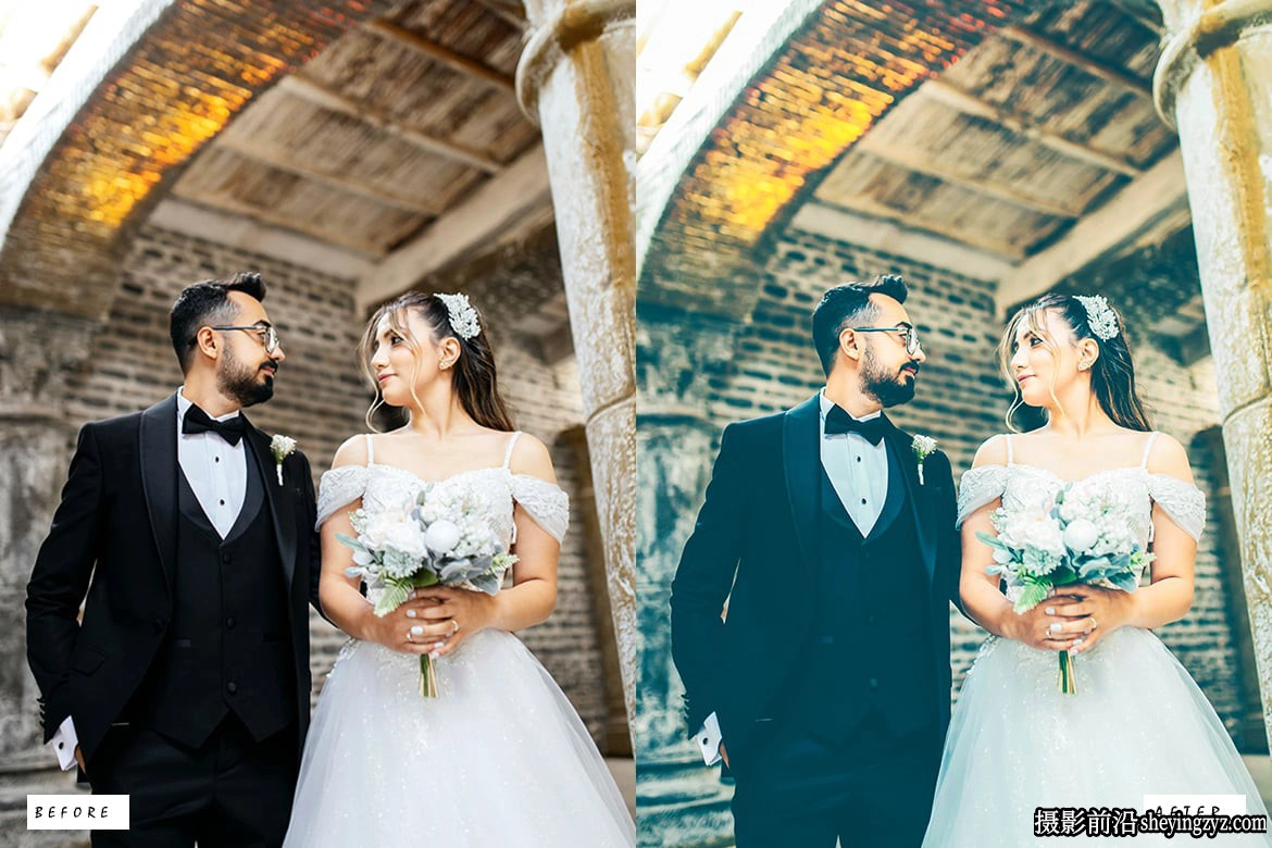 复古婚礼人像后期调色LR预设及ACR预设 Wedding Lightroom Presets
