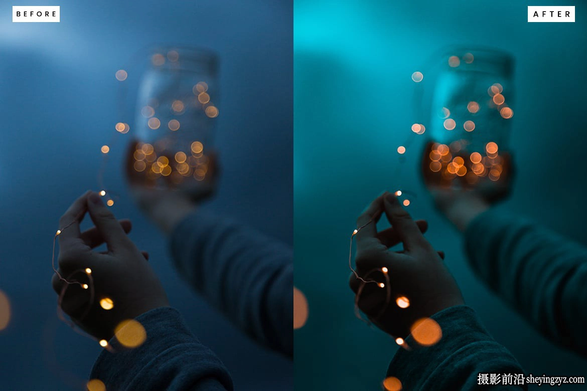 10种梦幻城市弱光夜景lr预设及ACR调色预设 Night Lightroom Presets