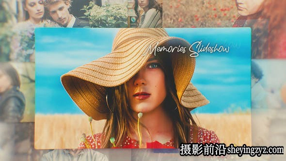 AE相册模板-回忆照片相册片头模板- Lovely Photo Slideshow