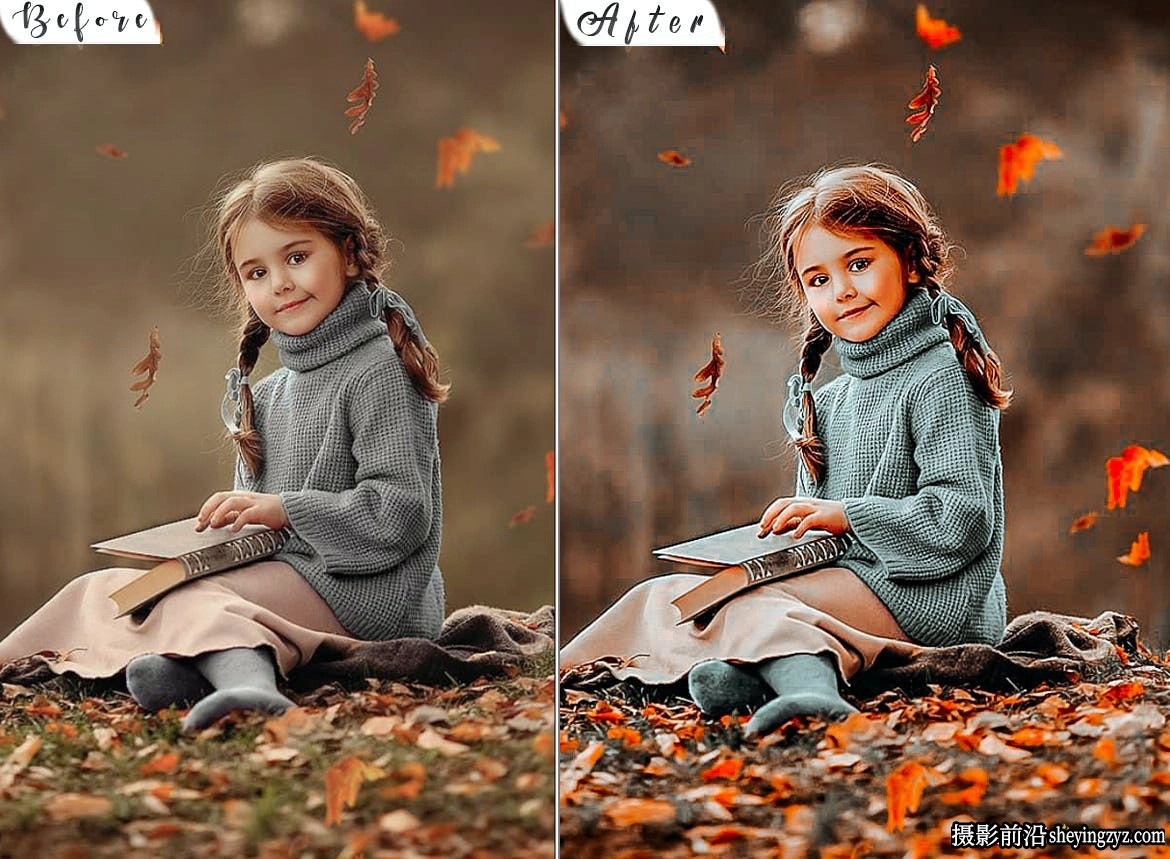 秋季儿童梦幻童话故事Lightroom预设ACR调色预设 HDR Autumn Presets
