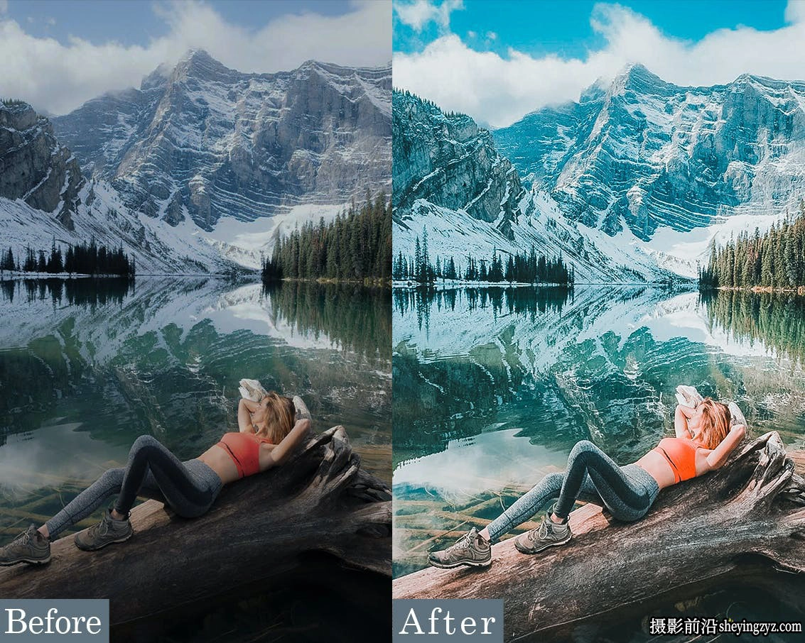 青橙色旅拍风光大片Lr预设及手机lr预设 Travel Lightroom Presets
