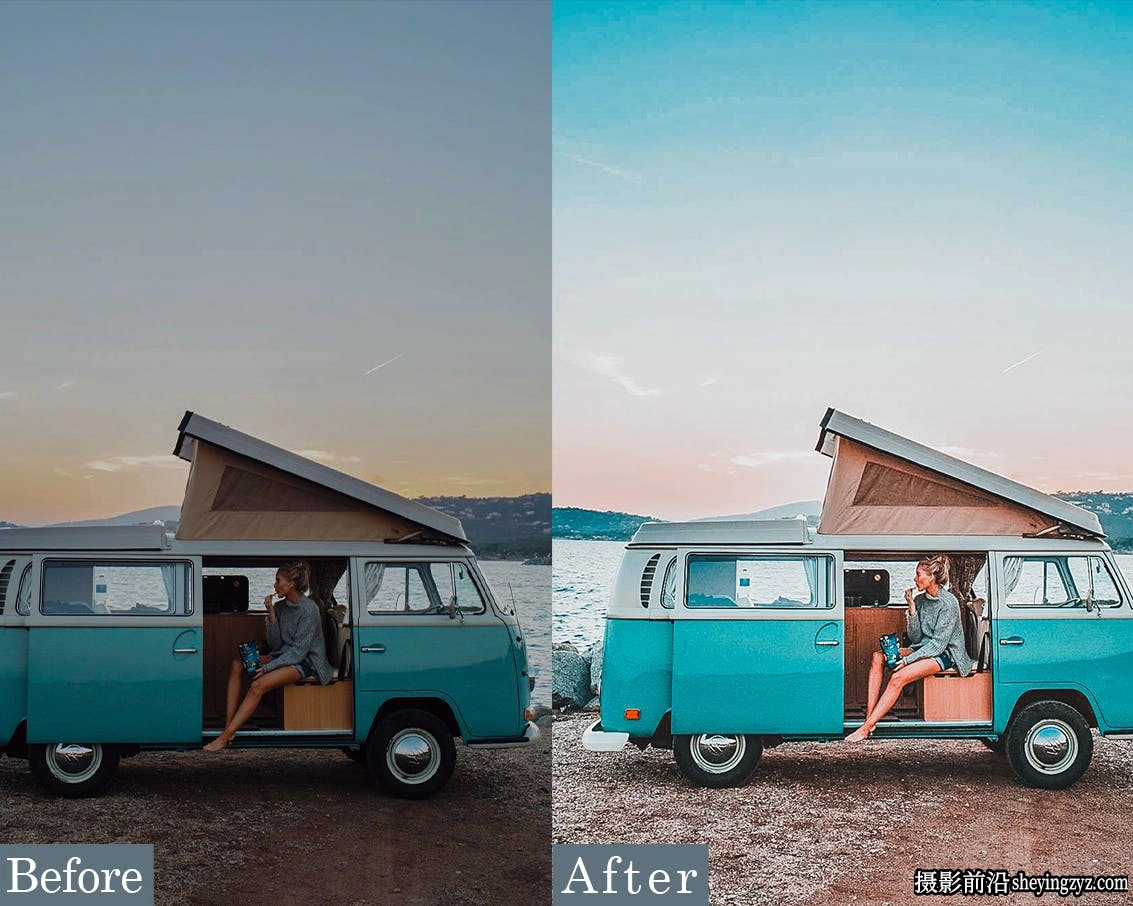 青橙色旅拍风光大片Lr预设及手机lr预设 Travel Lightroom Presets