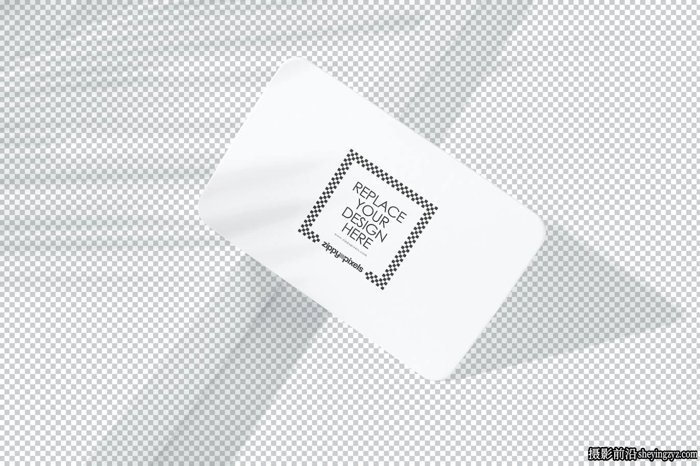 圆角名片样机,卡片名片样机模型