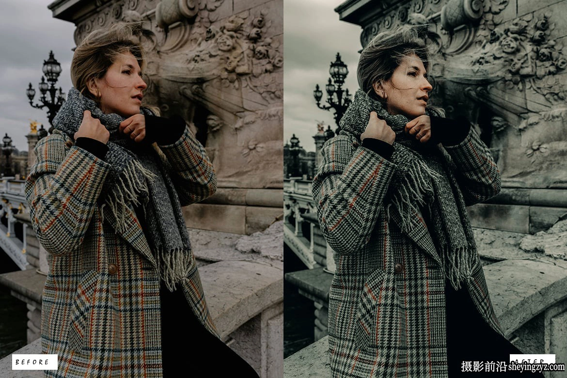 12种黑暗情绪电影人像lr预设ACR调色预设 Black Lightroom Presets