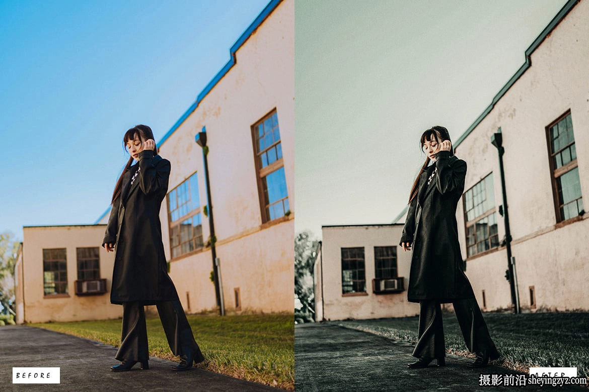 12种黑暗情绪电影人像lr预设ACR调色预设 Black Lightroom Presets