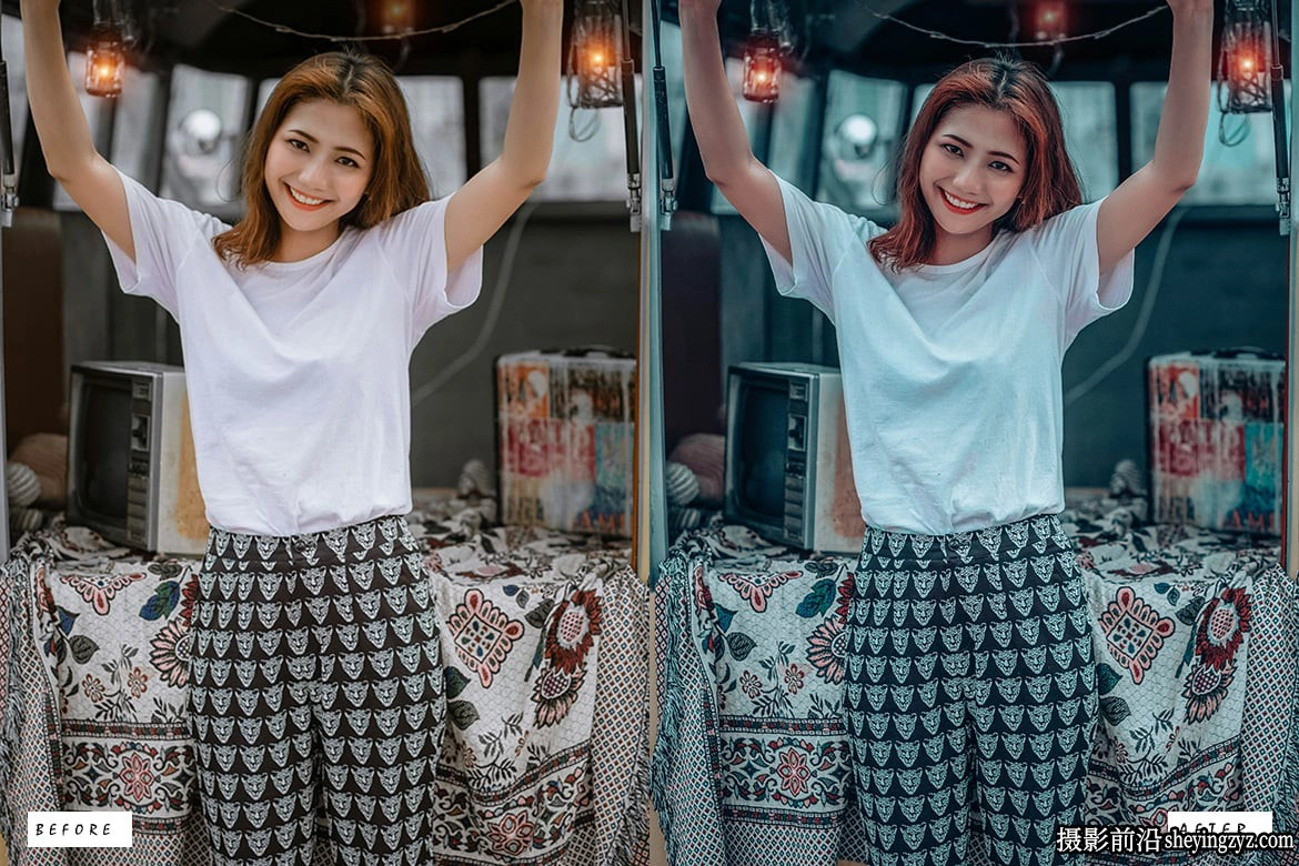 电影色彩胶片人像lr预设ACR调色预设 Mauve Warm Lightroom Presets