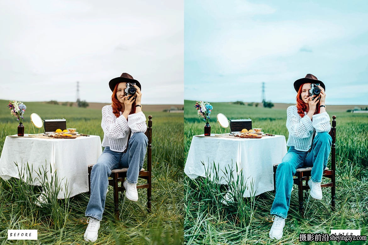 电影色彩胶片人像lr预设ACR调色预设 Mauve Warm Lightroom Presets