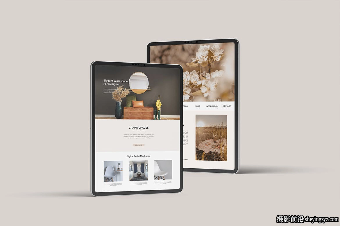 iPadPro样机,ipad产品样机模型