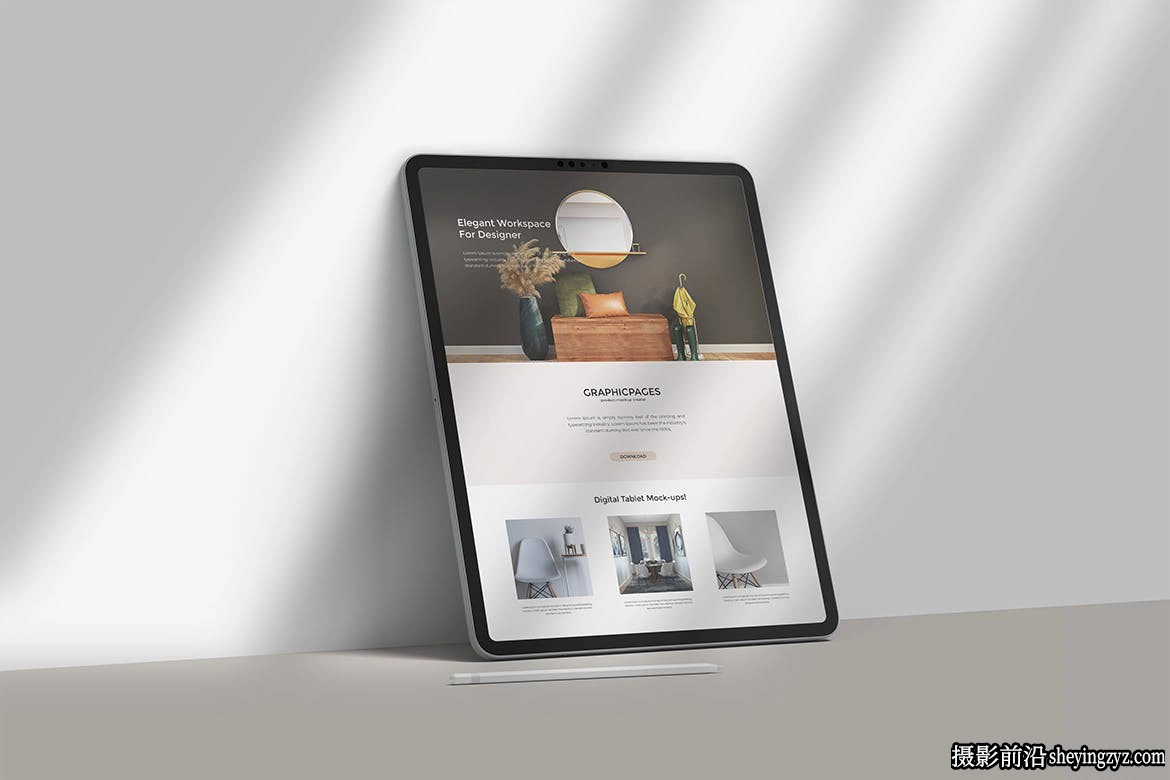 iPadPro样机,ipad产品样机模型