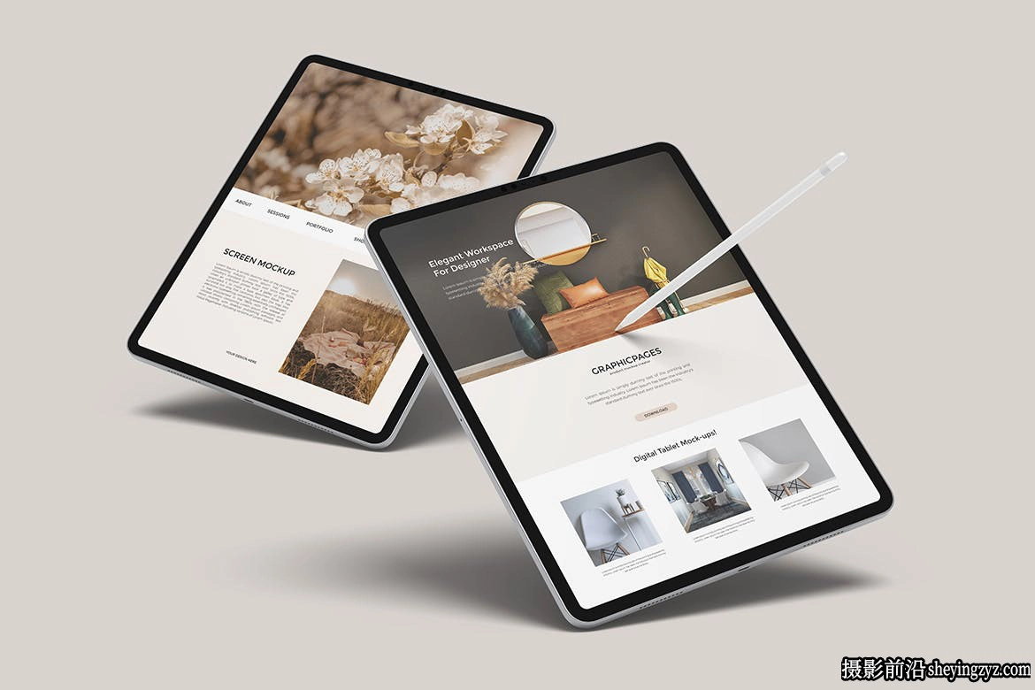 iPadPro样机,ipad产品样机模型
