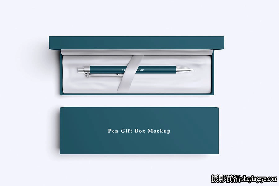笔和礼品盒样机,礼品盒样机,笔包装样机
