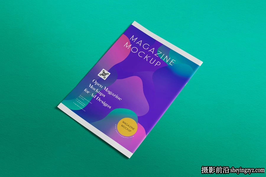 杂志样机,画册样机,时尚摄影杂志画册样机