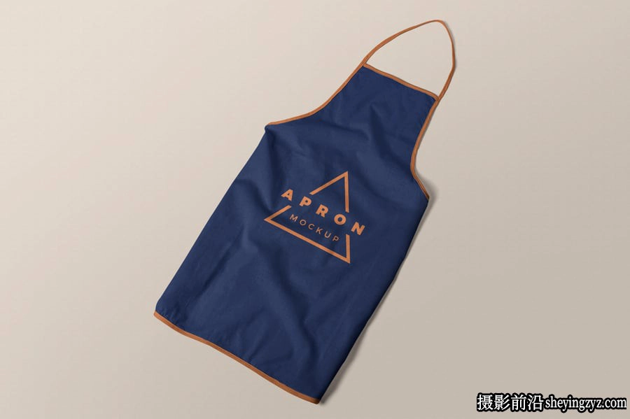 围裙样机,平铺围裙服饰样机模型