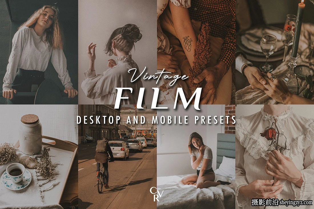 复古电影胶片感Lr预设及手机lr预设 Vintage Film Lightroom Presets