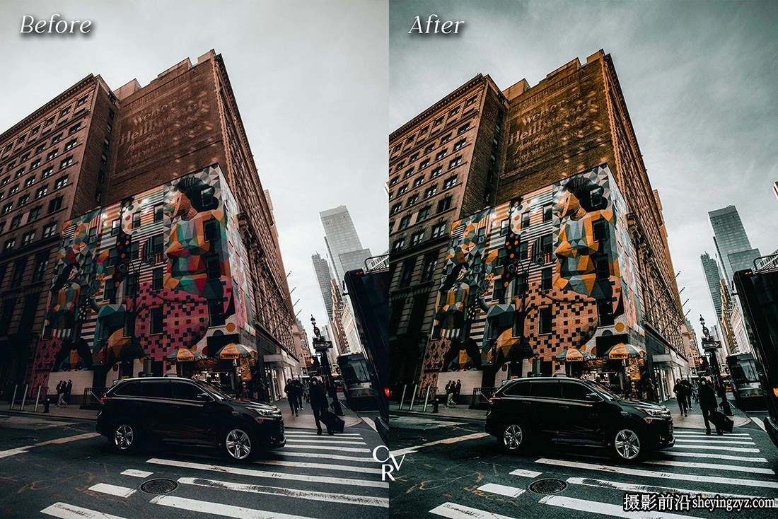城市风光街头摄影Lr预设及手机lr预设 10 Urban Lightroom Presets