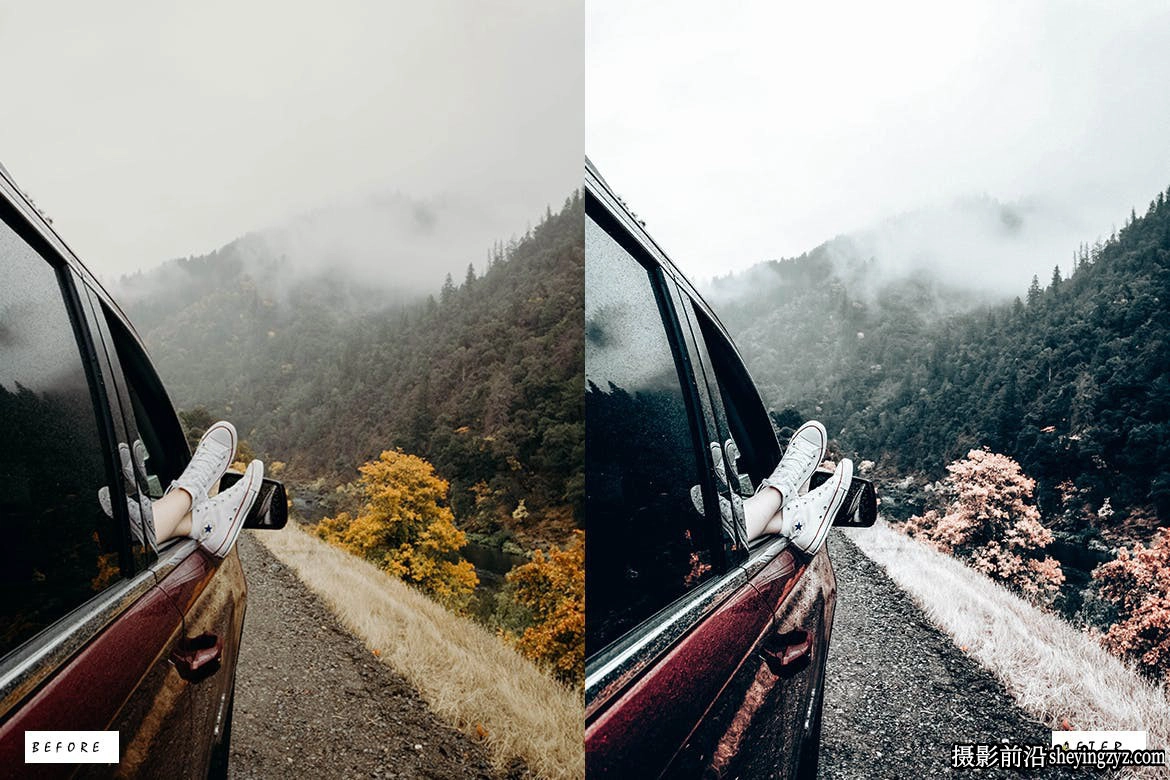 冷调旅拍风光Lightroom预设ACR调色预设 Cold Way Lightroom Presets
