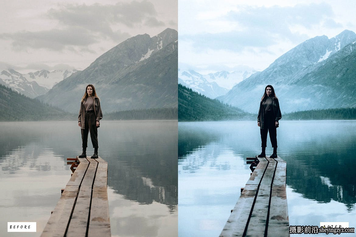 冷调旅拍风光Lightroom预设ACR调色预设 Cold Way Lightroom Presets