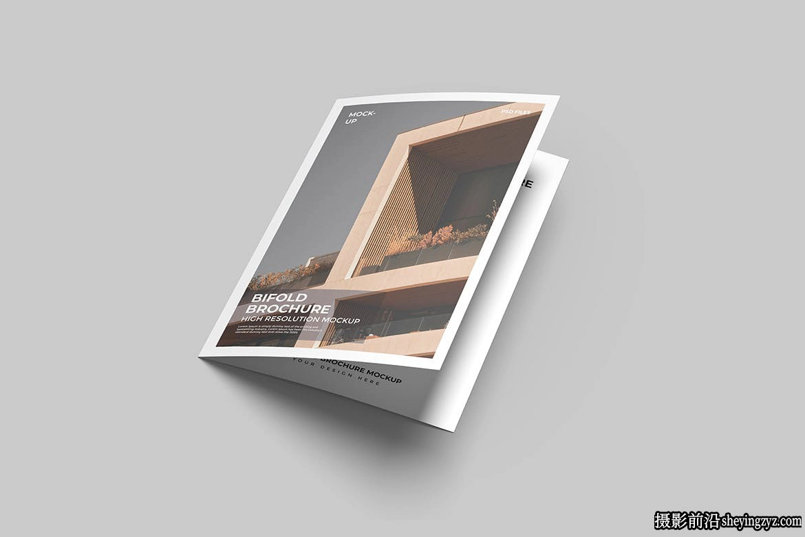 A5双折小册子样机模型,画册样机,小册子样机