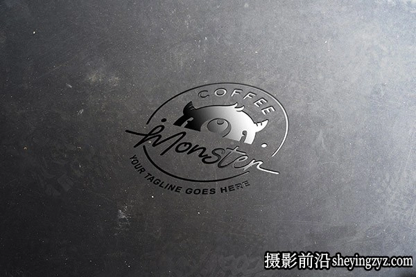 质感logo标志样机,logo样机,标志样机