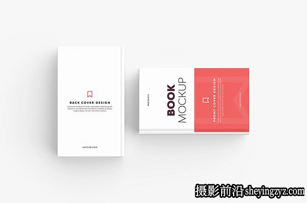 免费书籍样机,书本样机,封面样机模型