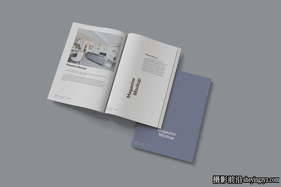 杂志样机,画册样机,册子样机模型
