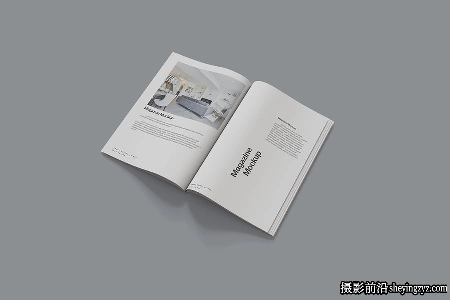 杂志样机,画册样机,册子样机模型