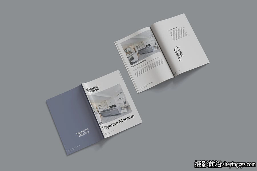 杂志样机,画册样机,册子样机模型