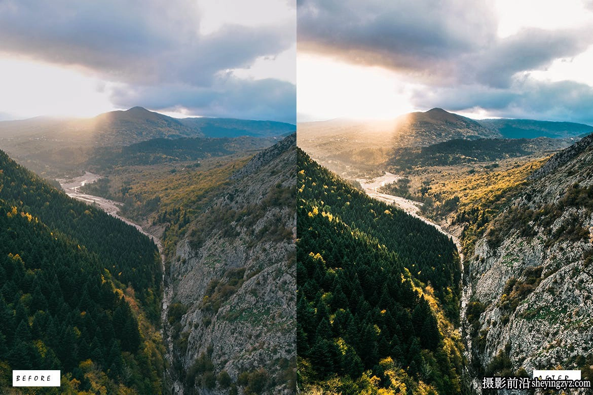 15个电影风光Lr预设ACR预设 Majestic Landscape Lightroom Presets