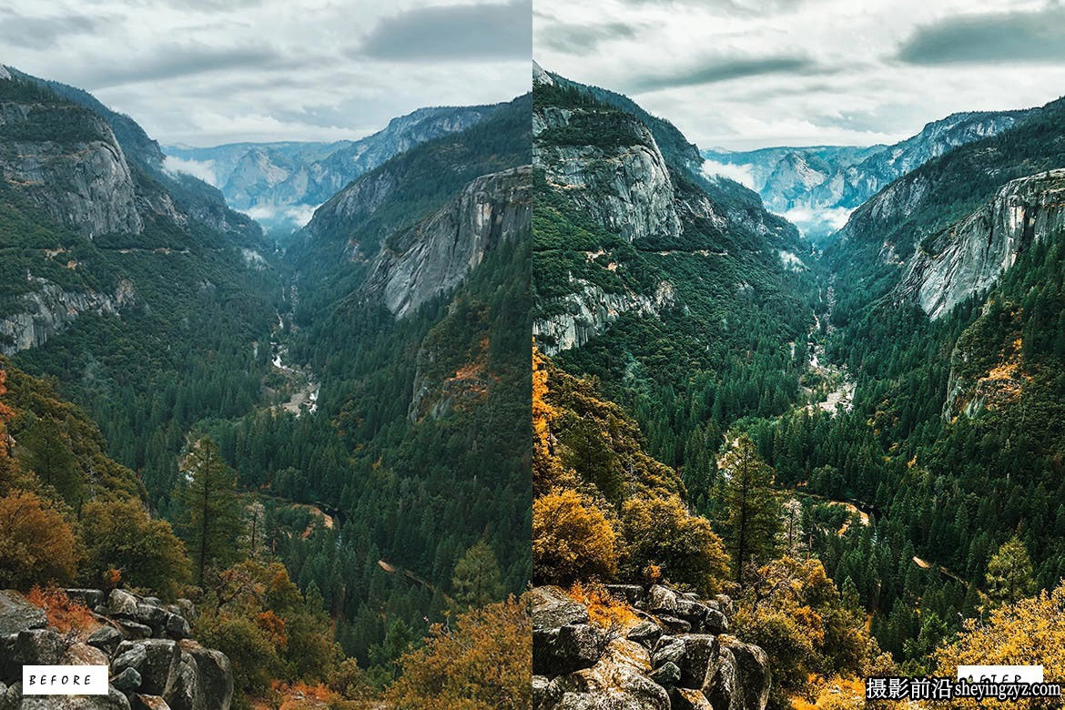 15个电影风光Lr预设ACR预设 Majestic Landscape Lightroom Presets