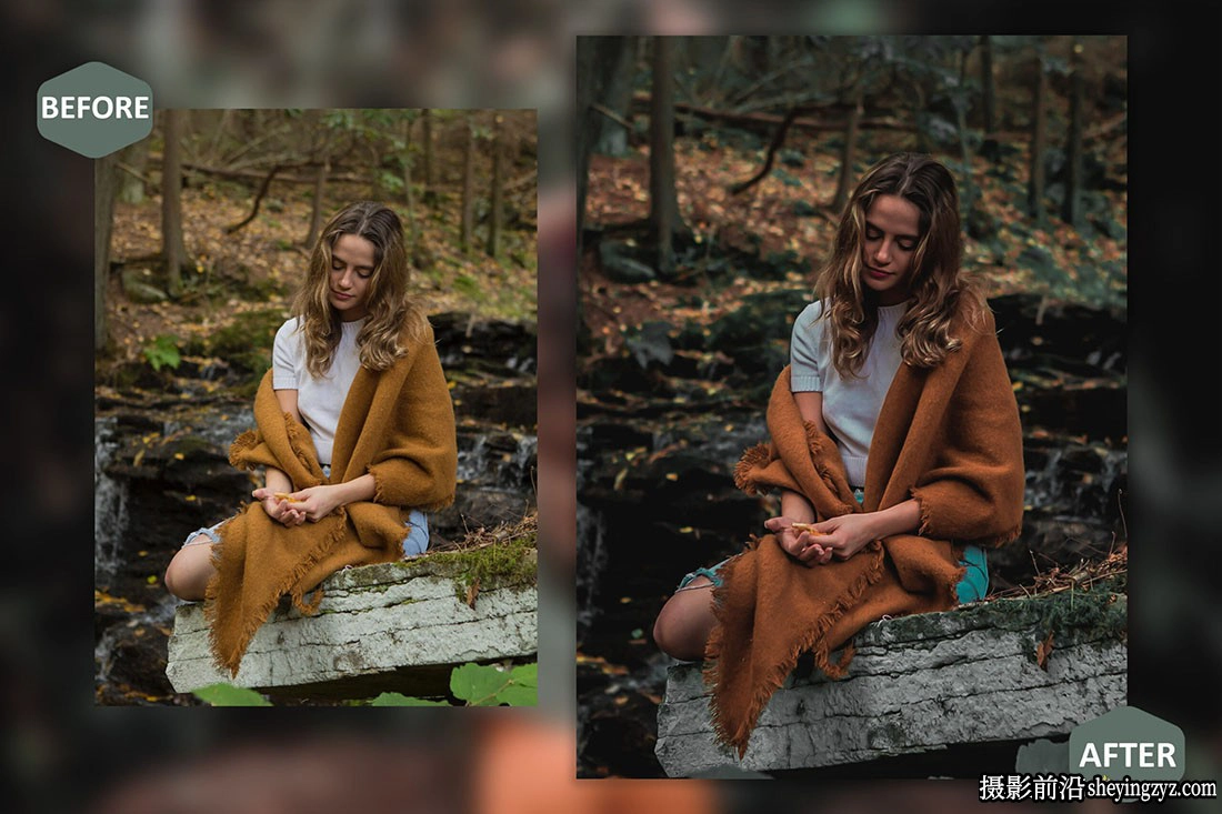 情绪森系电影人像Lr预设ACR调色预设 Vision of Beauty Lightroom