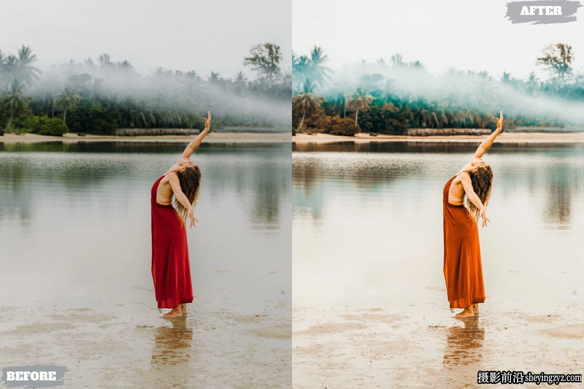 暖调胶片人像Lr预设手机版lr预设 Golden Film Lightroom Presets
