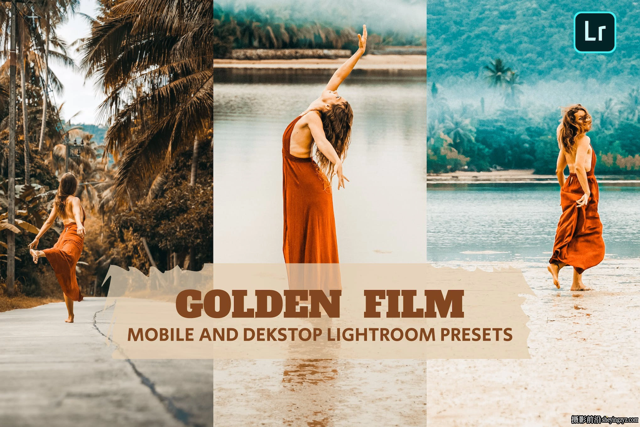 暖调胶片人像Lr预设手机版lr预设 Golden Film Lightroom Presets