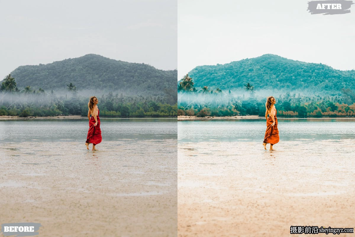 暖调胶片人像Lr预设手机版lr预设 Golden Film Lightroom Presets