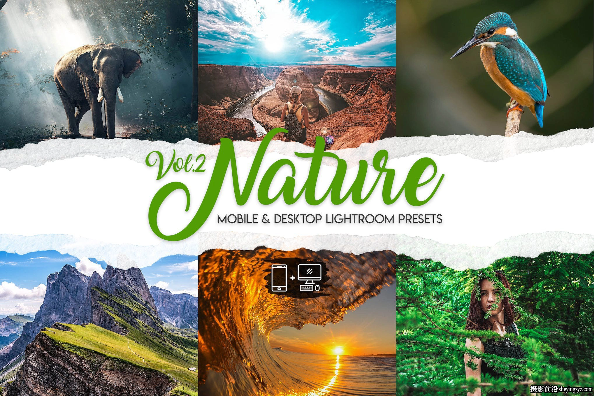 高级自然风光Lr预设手机lr预设 Premium Nature Lightroom Presets
