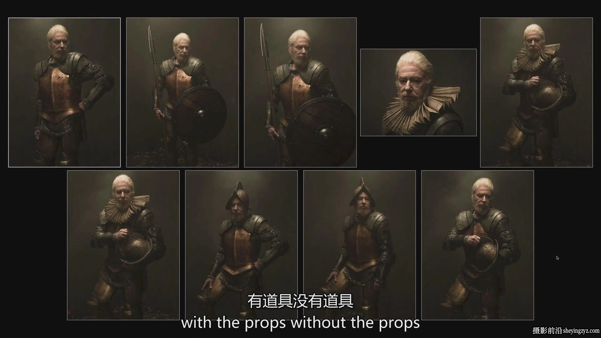 PROEDU-Chris Knight戏剧性电影人像摄影布光及修饰教程-独家中英字幕