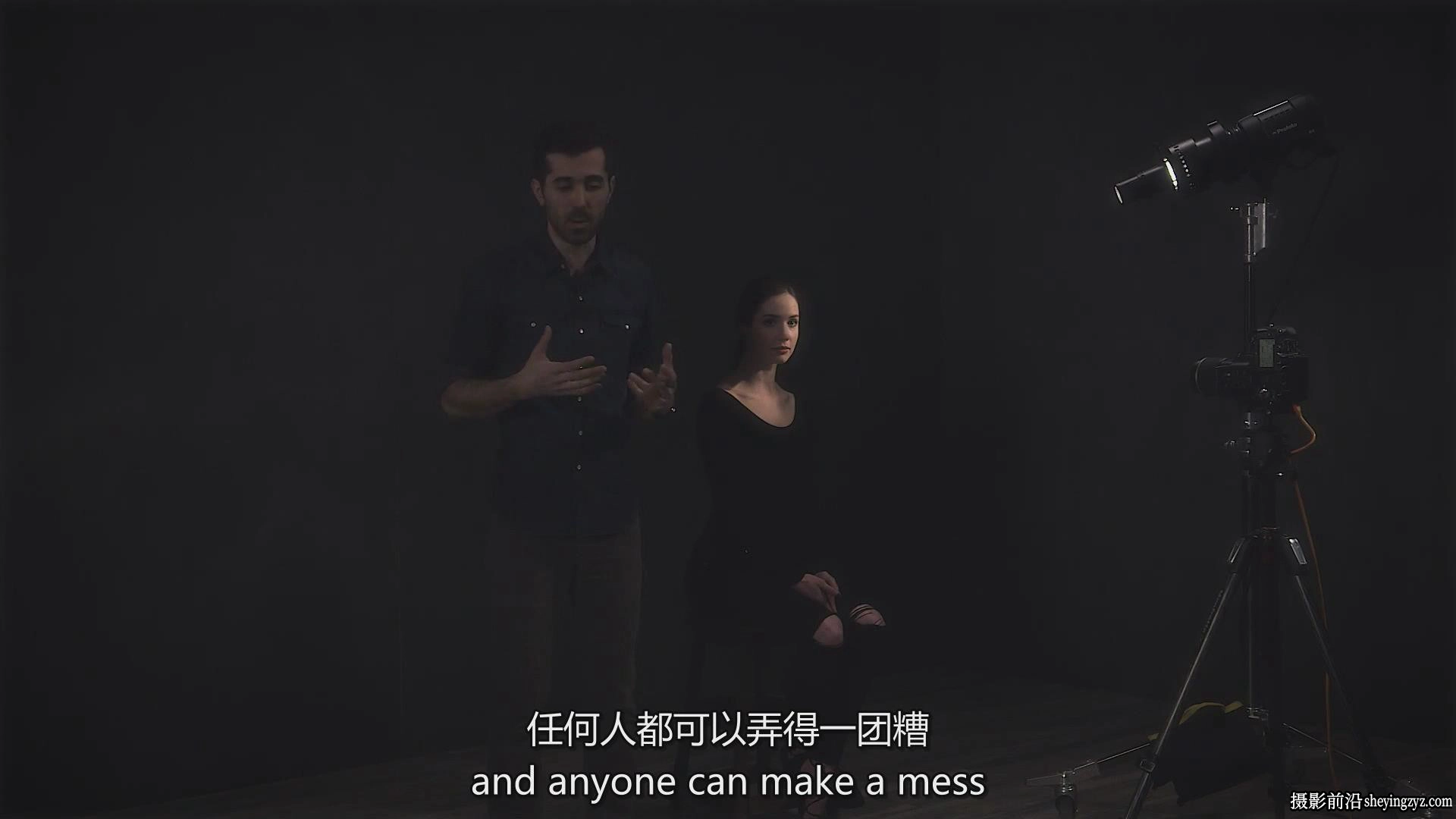 PROEDU-Chris Knight戏剧性电影人像摄影布光及修饰教程-独家中英字幕