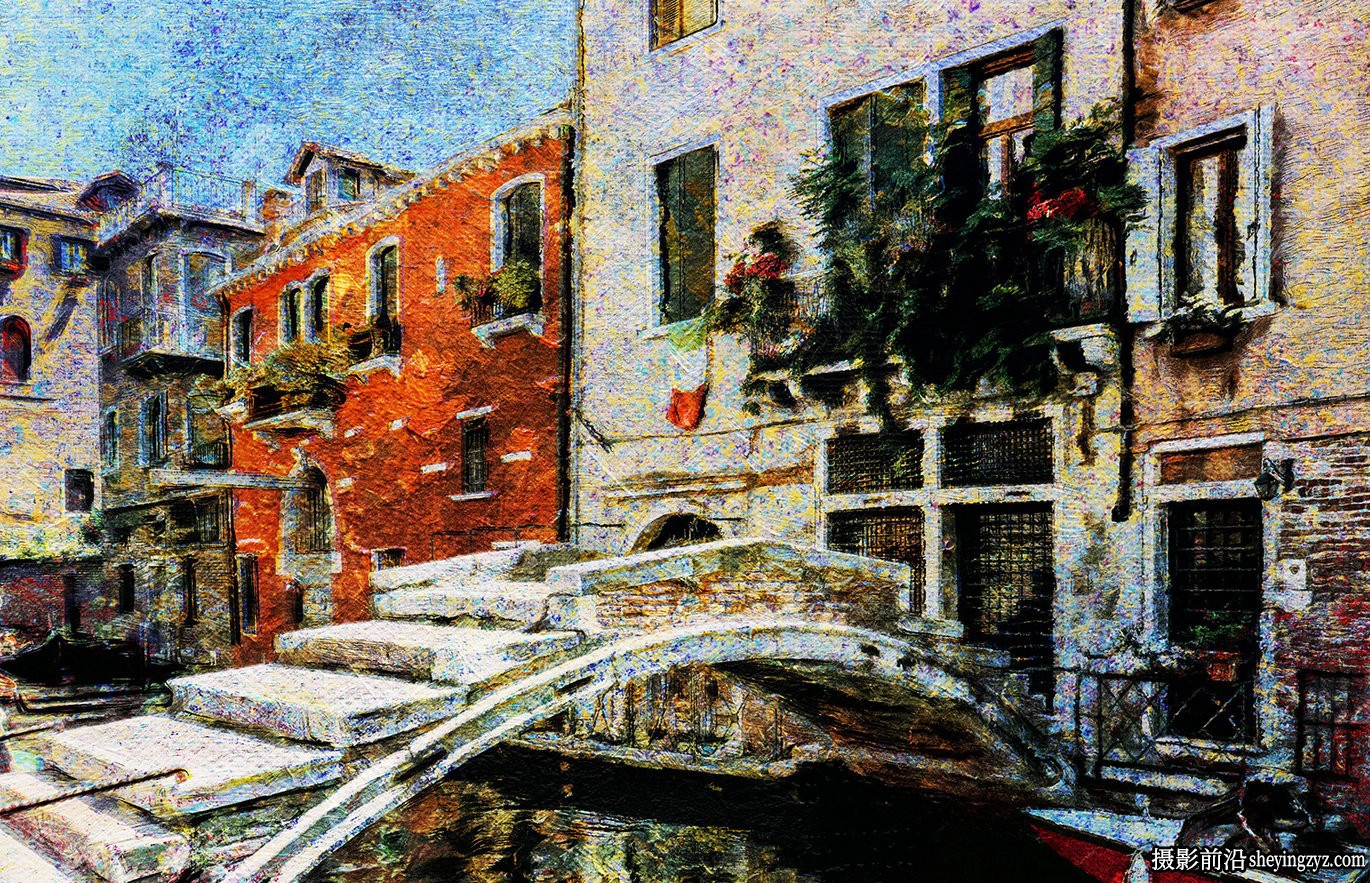 抽象油画照片效果智能模板 Abstract Oil Painting Photo Effect