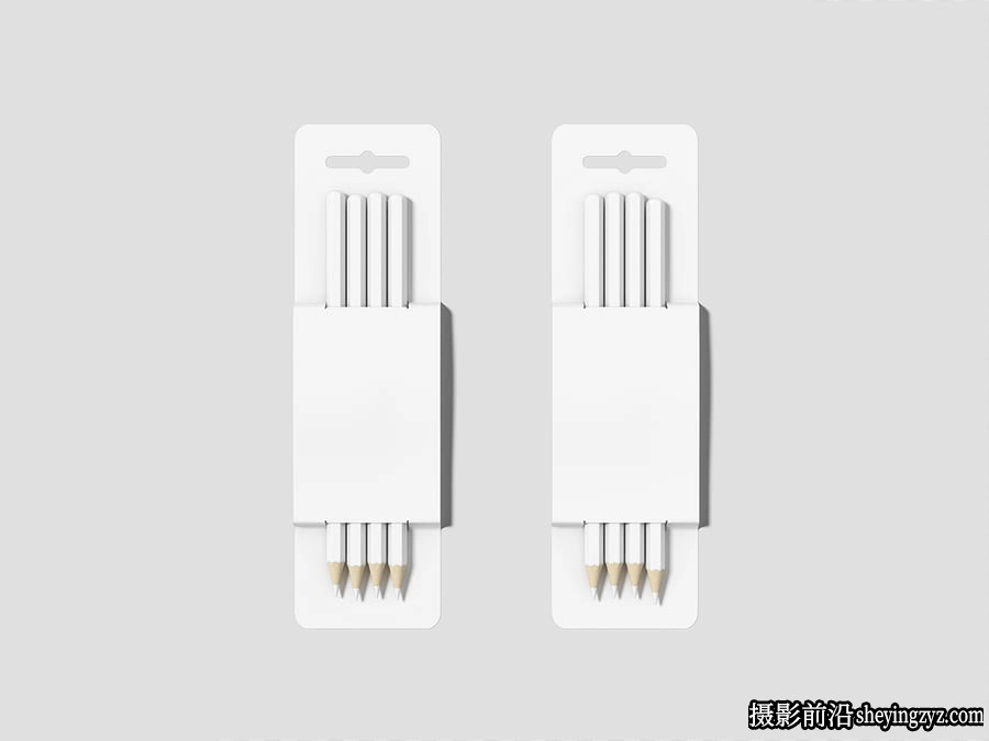 铅笔包装样机,铅笔样机模型,免费样机