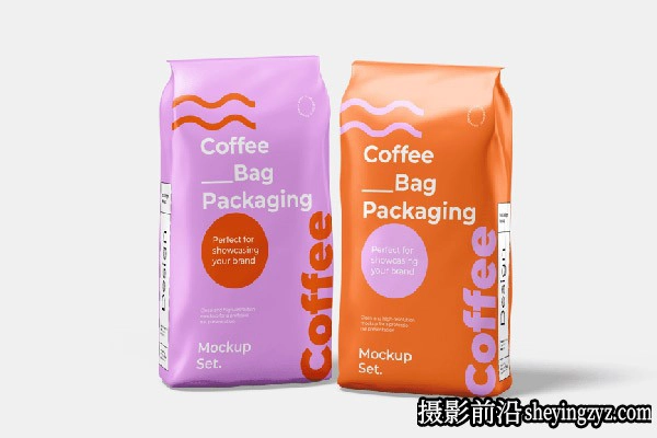 咖啡袋样机,咖啡样机,包装袋样机