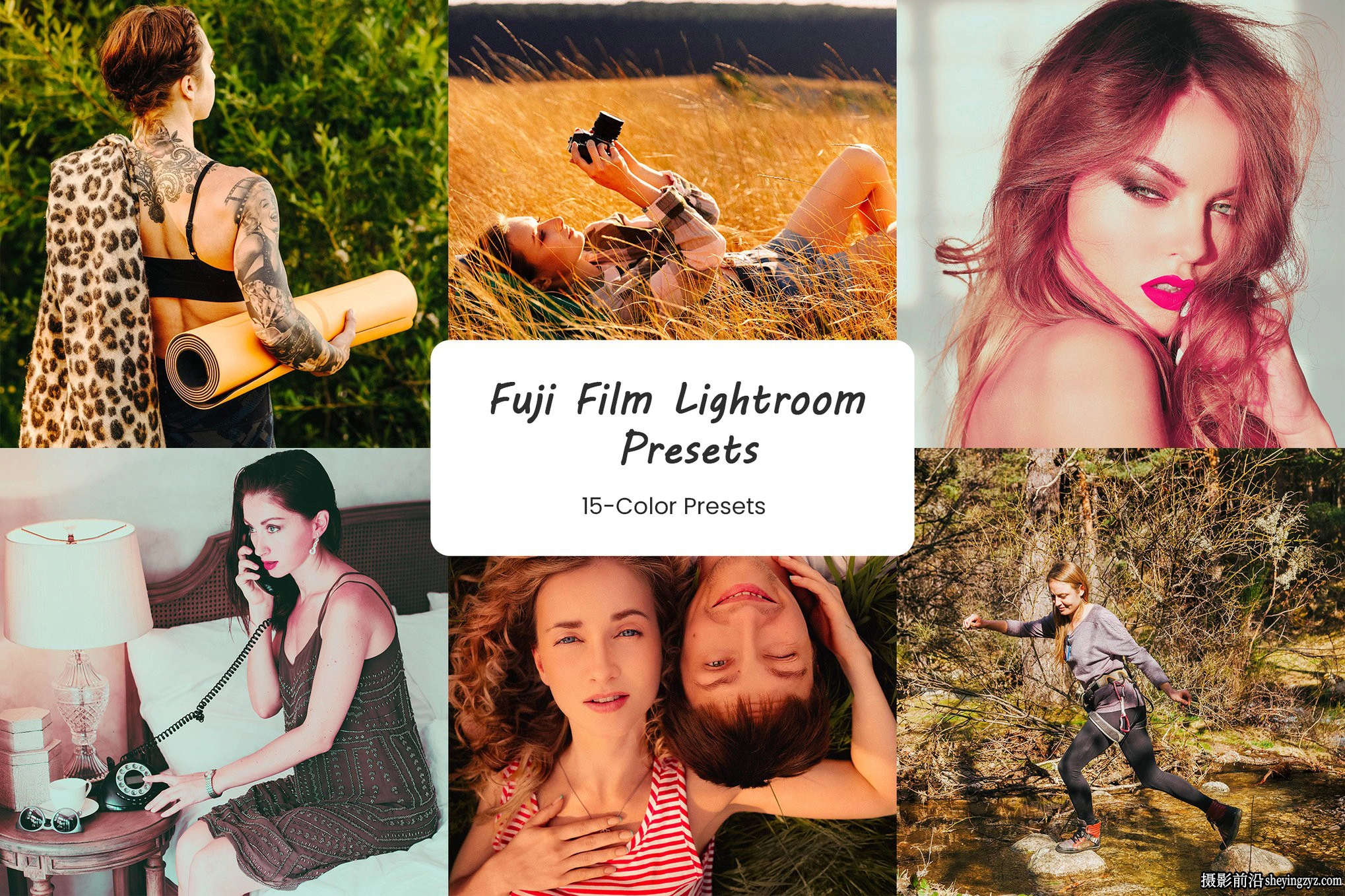 富士电影胶片模拟LR预设ACR调色预设 Fuji Film Lightroom Presets