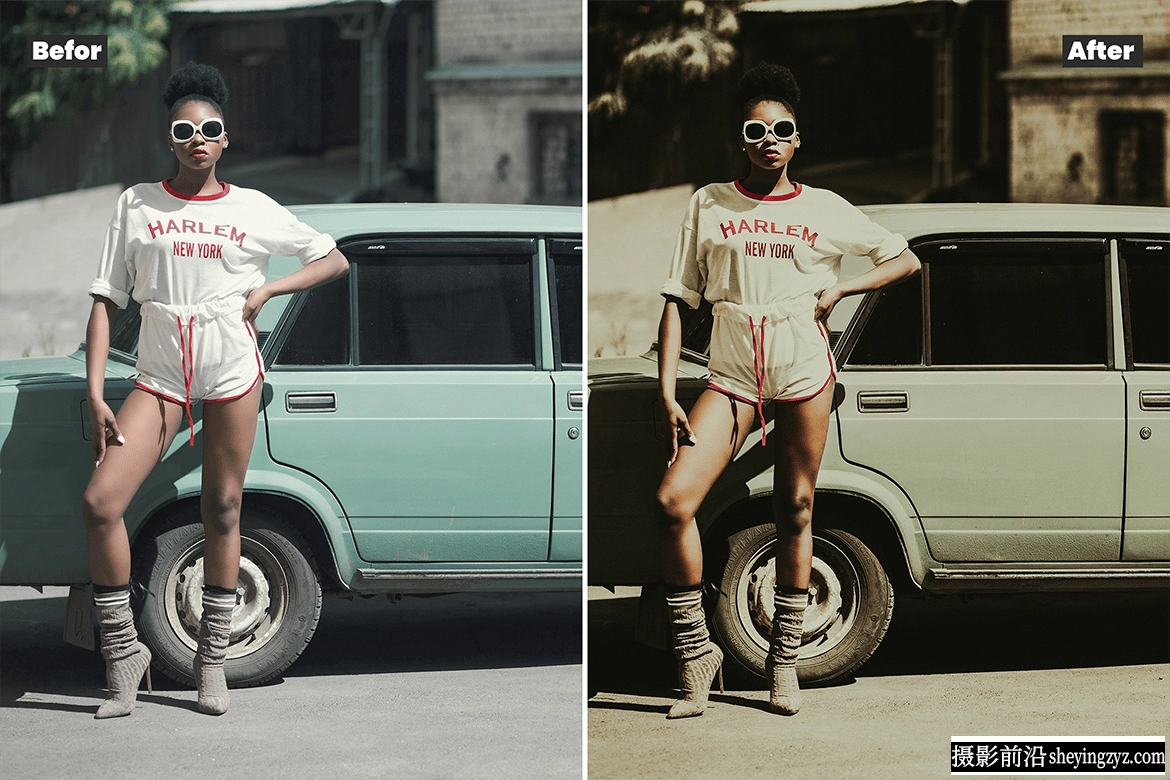 复古电影胶片模拟LR预设ACR预设 Retro Vintage Lightroom Presets