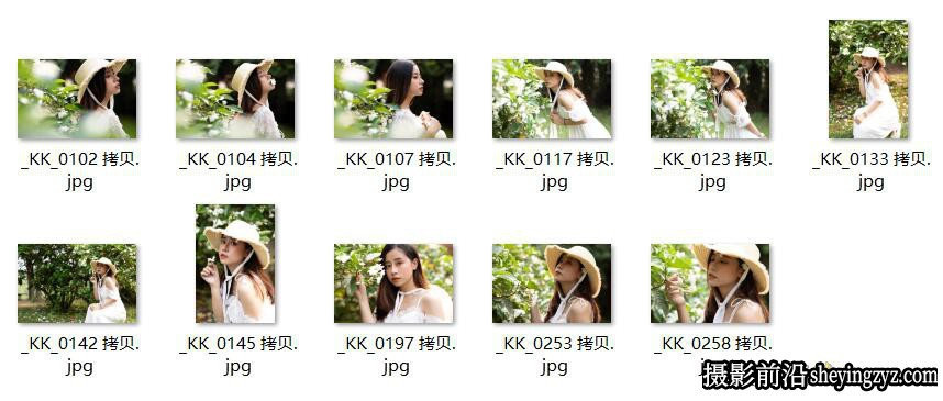 栀子花美女人像摄影RAW格式原图,修图练习RAW素材