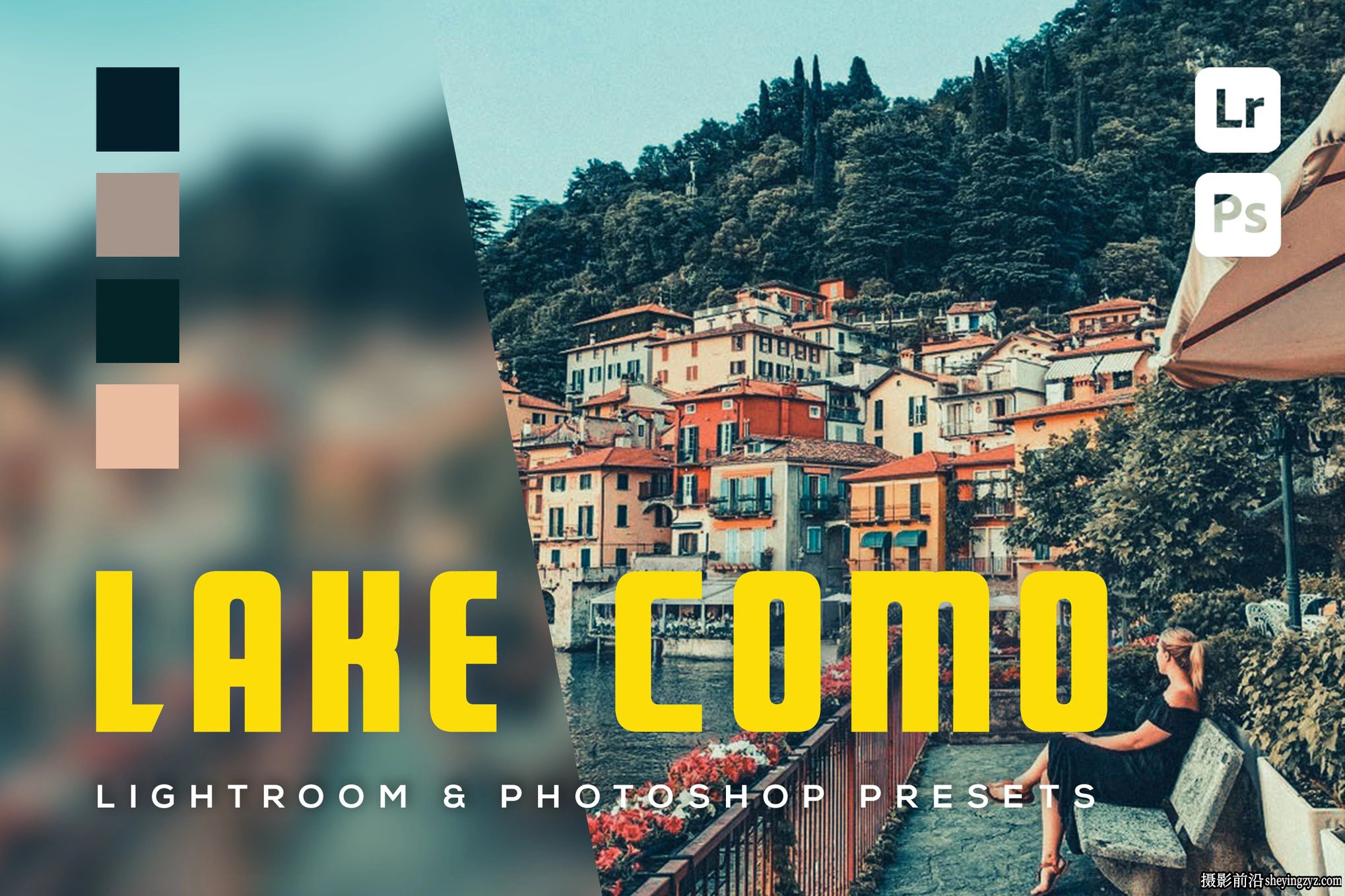 免费旅行电影风光lr预设及手机lr预设 Lake como Lightroom Presets