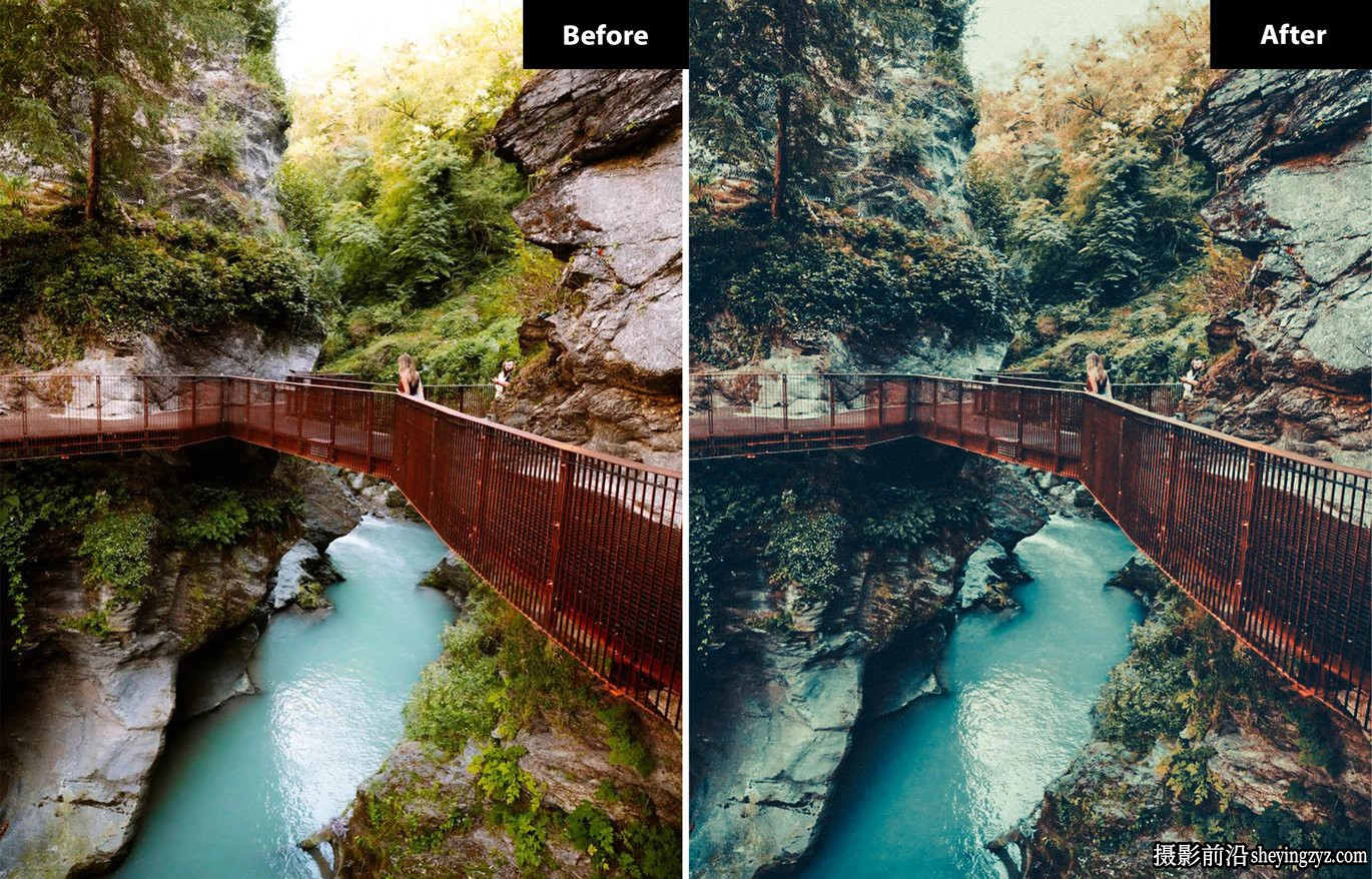 免费旅行电影风光lr预设及手机lr预设 Lake como Lightroom Presets