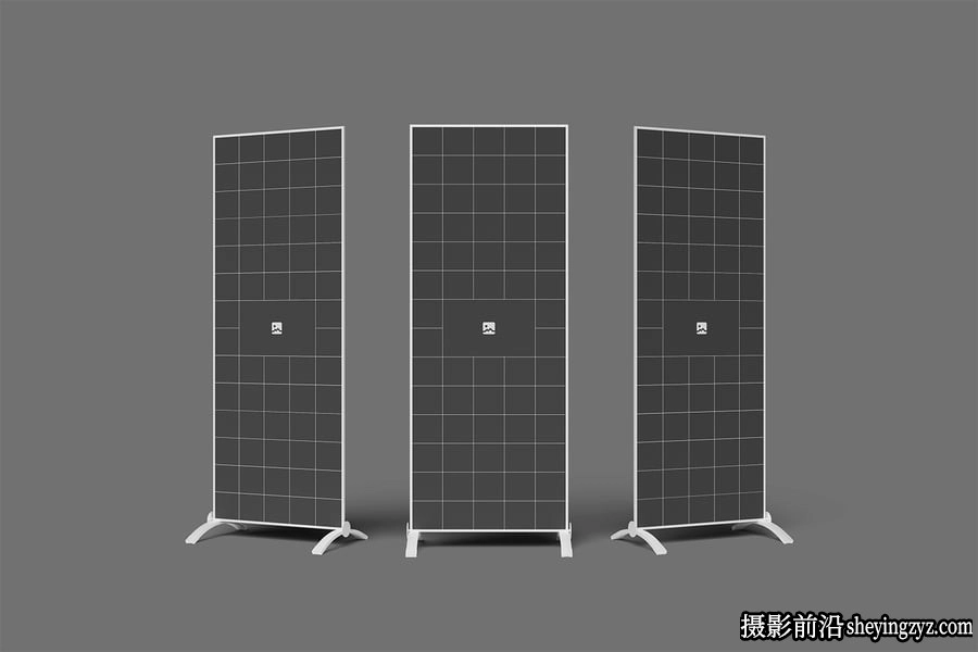 易拉宝设计样机,易拉宝展架样机