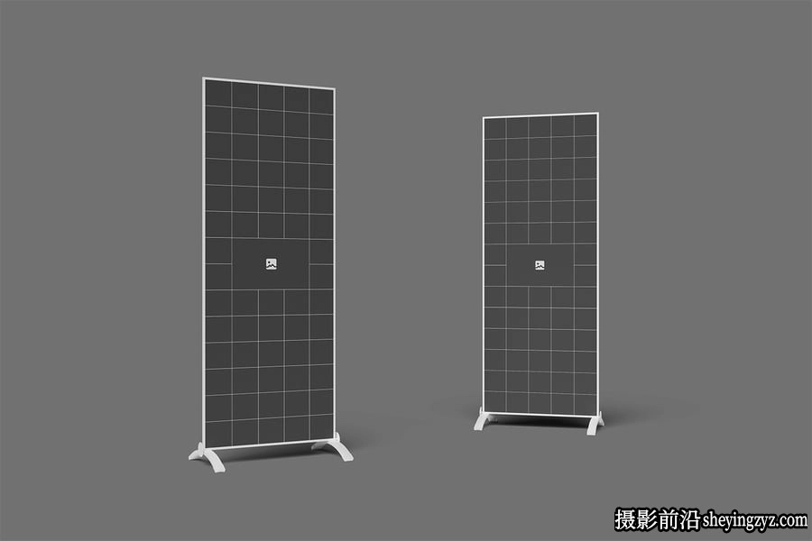 易拉宝设计样机,易拉宝展架样机